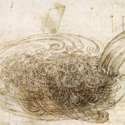 Leonardo da Vinci sketch la turbolenza